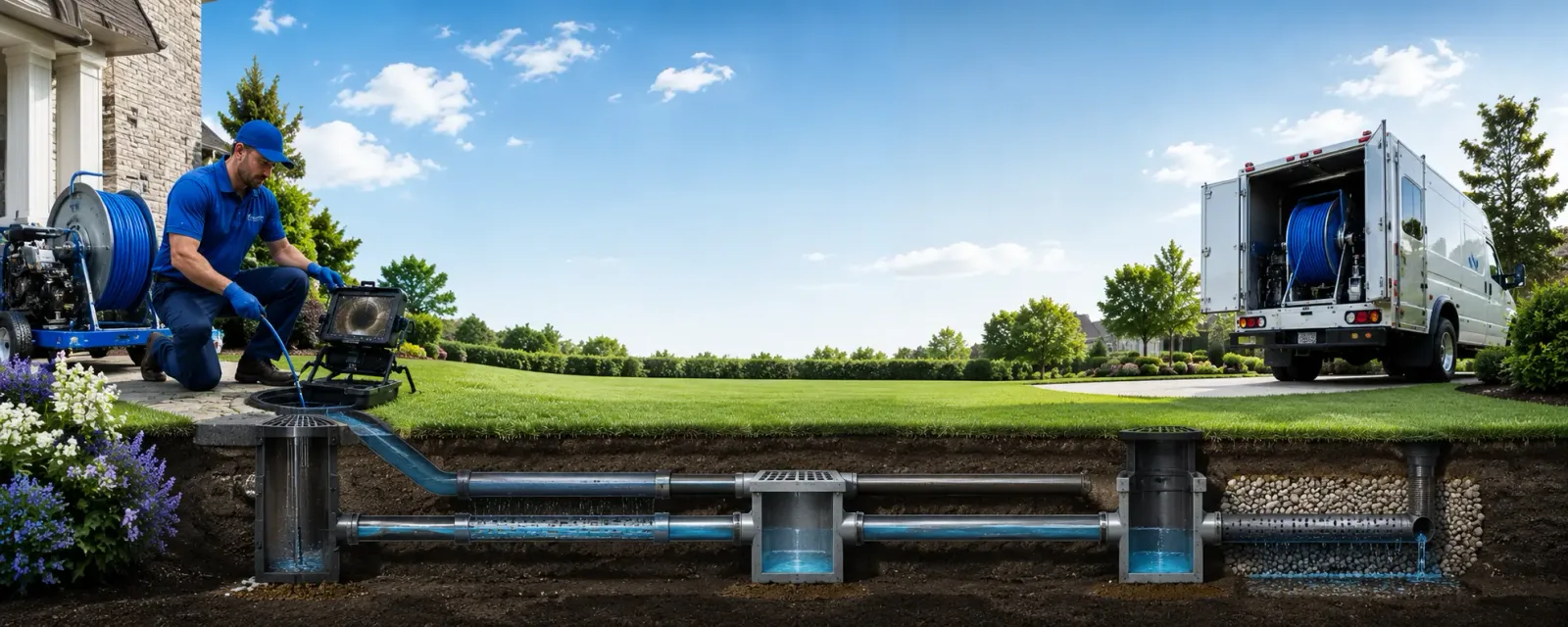 Outdoor drain cleaning information for Kennard, TX